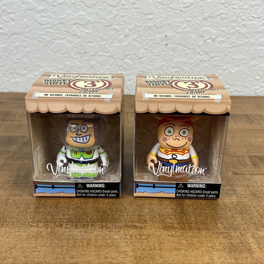 Disney Vinylmation Toy Story 3" Mania Crayon Drawing Buzz Lightyear & Jessie‎